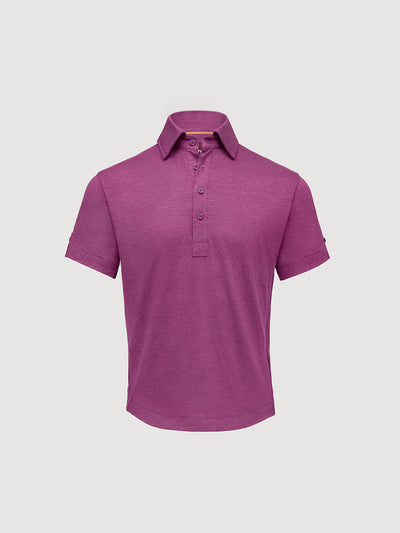 Madeira French Linen Short Sleeve Polo