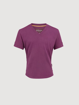Buffed Cotton V-Neck