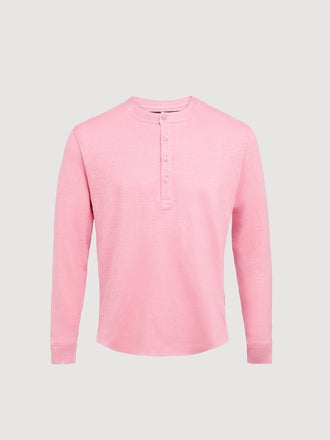Greek Linen Long-Sleeve Henley